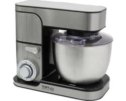 Keukenmachine - Mixer Staande - Bakken en Koken - 1300 Watt Kracht - 5 Liter Kom - Grijs