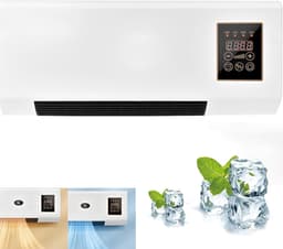 Wand Airco - Koel en Verwarm - Comfort Thuis - Slimme Timerfunctie - 2000W - Wit — thumbnail 1