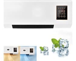 Wand Airco - Koel en Verwarm - Comfort Thuis - Slimme Timerfunctie - 2000W - Wit