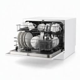 Tafelmodel Vaatwasser 6 Couverts – 8 Programma’s – 30 Min Snelprogramma – 24 U Startuitstel – 70°C Reiniging — thumbnail 1