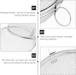 Dishwasher Mandje - Opbergmandje Bestek - Kleine Items Wassen - Roestvrij Staal - 18 x 18 x 9 cm - Zilver — thumbnail 5