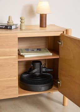 Staande Ventilator - Opvouwbare Ventilator - Ruimte Koelen - In Hoogte Verstelbaar - 3 Snelheden - Zwart — thumbnail 3