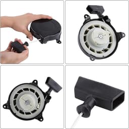 Trekstarter Grasmaaier - Repeteerstarter Onderdeel - Motor Starten - Duurzaam ABS Materiaal - 15 x 15 x 5 cm - Zwart — thumbnail 2