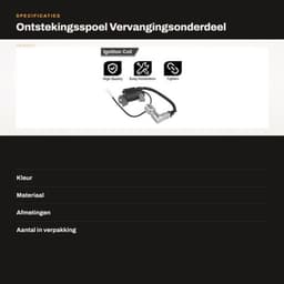 Ontsteking Coil - Geschikt voor Craftsman/Huskee - Part Number 751/12220 - Schokbestendig - Voor 420cc Motor - Ontstekingsspoel — thumbnail 3