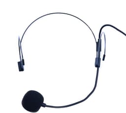 Professionele Headset Microfoon - Draagbare Zangmicrofoon - Optreden en Presenteren - Omnidirectionele Opname - Super Lichtgewicht - Zwart — thumbnail 4
