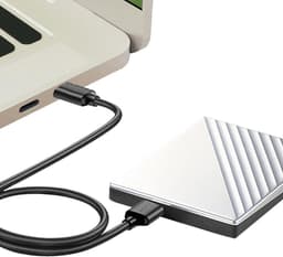 Externe schijf kabel - Datakabel harde schijf - Snelle dataoverdracht - 5Gbps snelheid - 30 cm - Veelkleurig — thumbnail 1