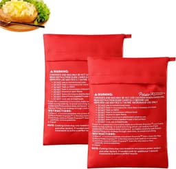 Magnetron aardappelzak, 2 stuks aardappelzak, potato bag magnetron, herbruikbare kooktas, aardappelzak - ShopVlot — thumbnail 1