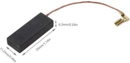 Koolborstels 2 paar - Vervanging voor Grasmaaier - 29x11.2x6.2mm - Compatibel met Flymo/Dewalt - Hoge sterkte - Lange levensduur - Koolborstel — thumbnail 5