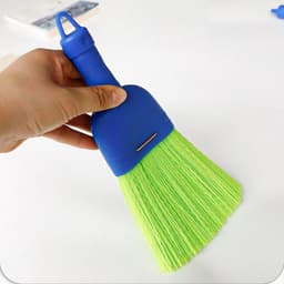 Handveger en Blik Set - Stoffer en Blik Kleine Bezem - Snel Opruimen - Compact Lichtgewicht — thumbnail 4