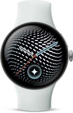 Google Pixel Watch 5 - smartwatch - 41 mm - Wifi - Wit/Zilverkleurig - sportbandje — thumbnail 1
