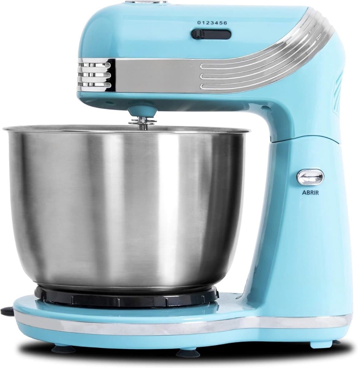 QORA® Mixer met mengkom - Mixer - Mixer met mengkom keukenmachine - Blauw - ‎23cm x 30cm x 33cm — afbeelding 1