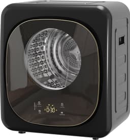 ECTEATOY® Wasdroger 800W - Condenswasdroger met Warmtepomp - 4 kg - Hoge ‑ temperatuur droogprogramma - Touch Control - Zwart — thumbnail 3