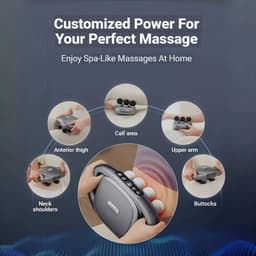 Massagepistool Set - Spierontspanningspistool - Spierherstel - 30 Intensiteitsniveaus - 1700 Gram - Zwart — thumbnail 2
