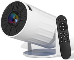 Beamer, 4K 1080P ondersteuning, met WiFi 6, Bluetooth 5.0, draagbare thuis- en buitenprojector, voor Android/iPhone/PC/Mac/Switch — thumbnail 1