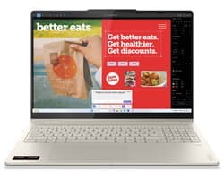 Lenovo Yoga 7 2-in-1 16AKP10 Copilot+ PC AMD Ryzen AI 5 340 Hybride (2-in-1) 40,6 cm (16") Touchscreen WUXGA 16 GB LPDDR5x-SDRAM 512 GB SSD Wi-Fi 7 (802.11be) Windows 11 Home Schelp (kleur) Engels