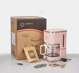 Koffiezetapparaat - Mini Koffiezetter - Verse Koffie Maken - Volautomatisch - Compact - Zwart — thumbnail 2