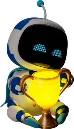 Astrobot GloBuddies Karakterlamp – 15cm Bureaulamp met oplichtende ogen & trofee - WeCool — thumbnail 3