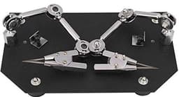Soldeerhulp, derde hand soldeergereedschap metaal hulp laswerk clip soldeerhulp soldeerstation met 2 flexibele armen en klemmen voor het repareren van sieraden, kunststof — thumbnail 2