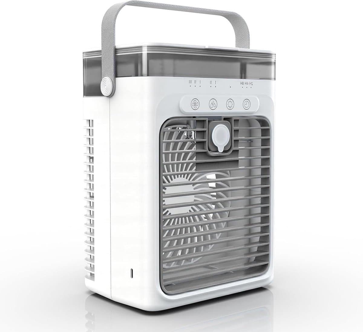 Mini Airconditioner - Mobiele Airco - Persoonlijke Koeling - Compact Ontwerp - 18.5 x 12.6 x 24.7 cm - Wit — afbeelding 1