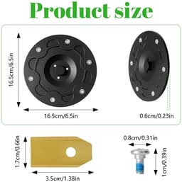 Dailygoods- Messerscheibenset voor Segway Navimow Mähroboter - 30x Bladen - Glasvezelversterkte Messerscheibe - Tuning - Grasmaaier Draaischijf - Schokbestendig - Maaimes — thumbnail 2