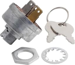 Contactslot Grasmaaier - Startschakelaar Motor - Motor Starten - Duurzaam Buitenmateriaal - 6x4x4cm - Zilver — thumbnail 4