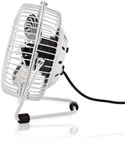 Nedis Tafelventilator - USB Gevoed - Diameter: 100 mm - 3 W - 1-Snelheid - Wit — thumbnail 3