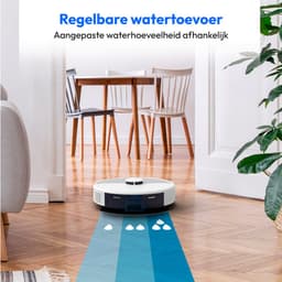 MEDION Robotstofzuiger met afzuigstation en dweilfunctie X23 SW+ (lasernavigatie, sterke 5000 Pa zuigkracht, 2-in-1 robotstofzuiger, nauwkeurige kaartopbouw, Go & No Go-zones, meerdere verdiepingen) w — thumbnail 2