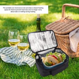 Mini Auto Magnetron - Draagbare Lunchbox - Voor Chauffeurs en Reizigers - 12V Magnetron - Snel Verwarmen - Ideaal voor Werknemers — thumbnail 2