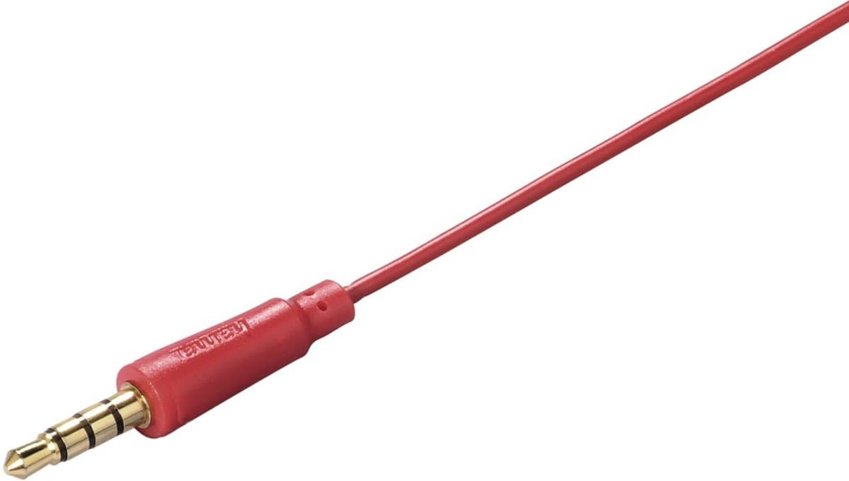 Hama 00177047 hoofdtelefoon/headset Bedraad In-ear Oproepen/muziek Rood — afbeelding 1