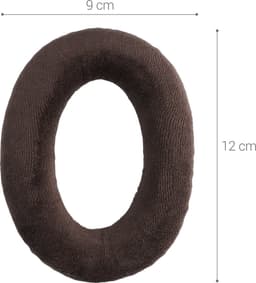 kwmobile 2x fluwelen oorkussens geschikt voor Sennheiser HD 559 / 569 / 599 koptelefoons - Kussens voor over-ear-koptelefoon in bruin — thumbnail 5