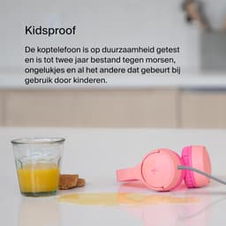 Koptelefoon kinderen met draad - Kinderkoptelefoon - Bedrade hoofdtelefoon - Veilig volume - School - Tablet - Laptop - Reizen - Muziek luisteren — thumbnail 2
