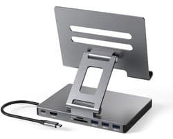 Hub Stand geschikt voor iPad Pro M4 M2 M1 13 12.9 11 inch iPad Air opvouwbaar dockingstation