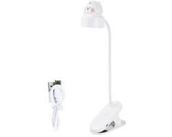 Oplaadbare Leeslamp met Klem - 3 Heldere Instellingen voor Bedtafel en Bureau - Flexibele 360° LED Lamp