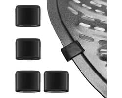 Vervangende airfryer, 4 rubberen bumpers, siliconen plaat en andere airfryer trays
