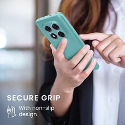 kwmobile metallic telefoonhoesje van TPU - geschikt voor Xiaomi Redmi Note 14 Pro 5G / Poco X7 - Flexible case voor smartphone - In metallic mintgroen — thumbnail 3