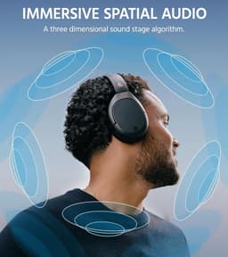 Draadloze Over-Ear Hoofdtelefoon met -45 dB ANC, 94 Uur Accuduur, Hi-Res Geluid en Bluetooth V5.4 — thumbnail 4