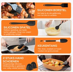 Nevana Airfryer Accessoires - Pizza pan - Spiesrek - Rooster - Heteluchtfriteuse Accessoires Set - Geschikt voor alle Airfryers XL en XXL - Rechthoekvorm — thumbnail 8