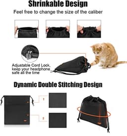 Draagbare Hoofdtelefoontas met Kabel Organizer voor Reisaccessoires — thumbnail 4