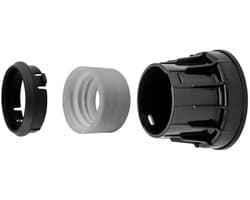 SQOON® Wartel Geschikt voor Numatic Henry & Hetty - Geschikt voor Nilfisk Viper DSU8 / DSU10 / DSU12 / DSU15 - Slangwartel