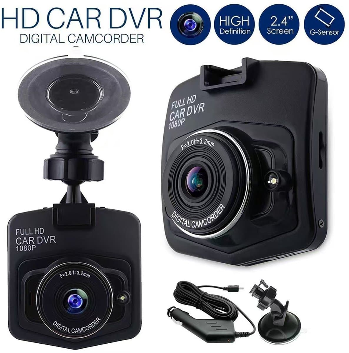 GM Auto Rijrecorder 1080P Auto DVR Rijrecorder 24H Loop Recording — afbeelding 1