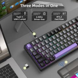 MageGee Light100 - Mechanisch Gaming Toetsenbord - Gaming Keyboard - Draadloos - RGB — thumbnail 2