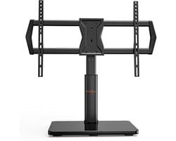 Draaibare TV-standaard voor 37-70 inch platte en gebogen televisies - hoogte verstelbaar tot 45 kg