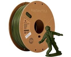 PolyTerra PLA Army Donkergroen Filament - 1,75 mm - 1 kg