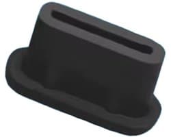 Stofplug USB-C - Rubber - Geschikt voor oplaadpoorten Smartphone/Tablet/Laptop - Zwart