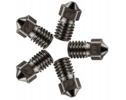 3D printer reserveonderdelen - 3D Printer Nozzles - 5-delige Hard Staal E3D V6 Nozzles, 0,4mm, 3D Printer Accessoires