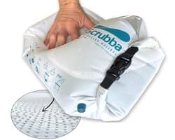 Scrubba UNTOUCHED Laundry Bag, Environmentally Friendly Portable Washing Machine, Lightweight Manual Washing Machine for Travel, Camping and Baby Clothing, Travel Supplies, Use with Detergent or Hand