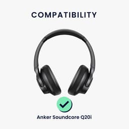 kwmobile hoes geschikt voor Anker Soundcore Q20i - 20 x 16 cm - Beschermhoes voor headset in olijfgroen - Van neopreen — thumbnail 8