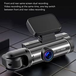 Car Video Recorder with HD Lens, Dash Cam 1080P 3.16 Inch Display, Night Vision, 360 Degree Rotatable Infrared Monitoring, Loop Recording, Motion Detection, Parking Monitor — thumbnail 5