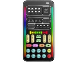 Voice Changer, Handheld Portable Multifunction Sound Disguise, with 8 Sound Effects, 8 Voice Changes, Sound Effects Machine, for PC with Mobile Phone