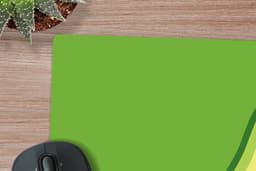 Muismat XXL 90x60 cm - Bureau onderlegger - Bureau mat Avocado - Groen - Speels - Bureaumat - Gaming mousepad xl - Bureaulegger groot - Computer deskmat — thumbnail 2